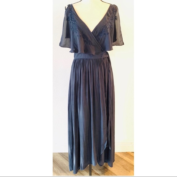 Free People EUC Chiffon Fiona Sleeveless Dress - Picture 2 of 7